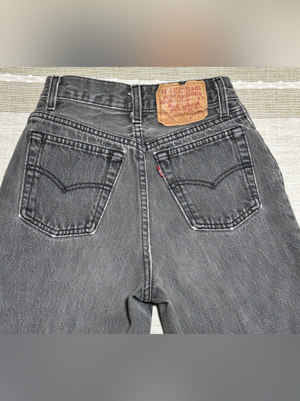 Levi's 13501 Gray Washed Denim Jeans